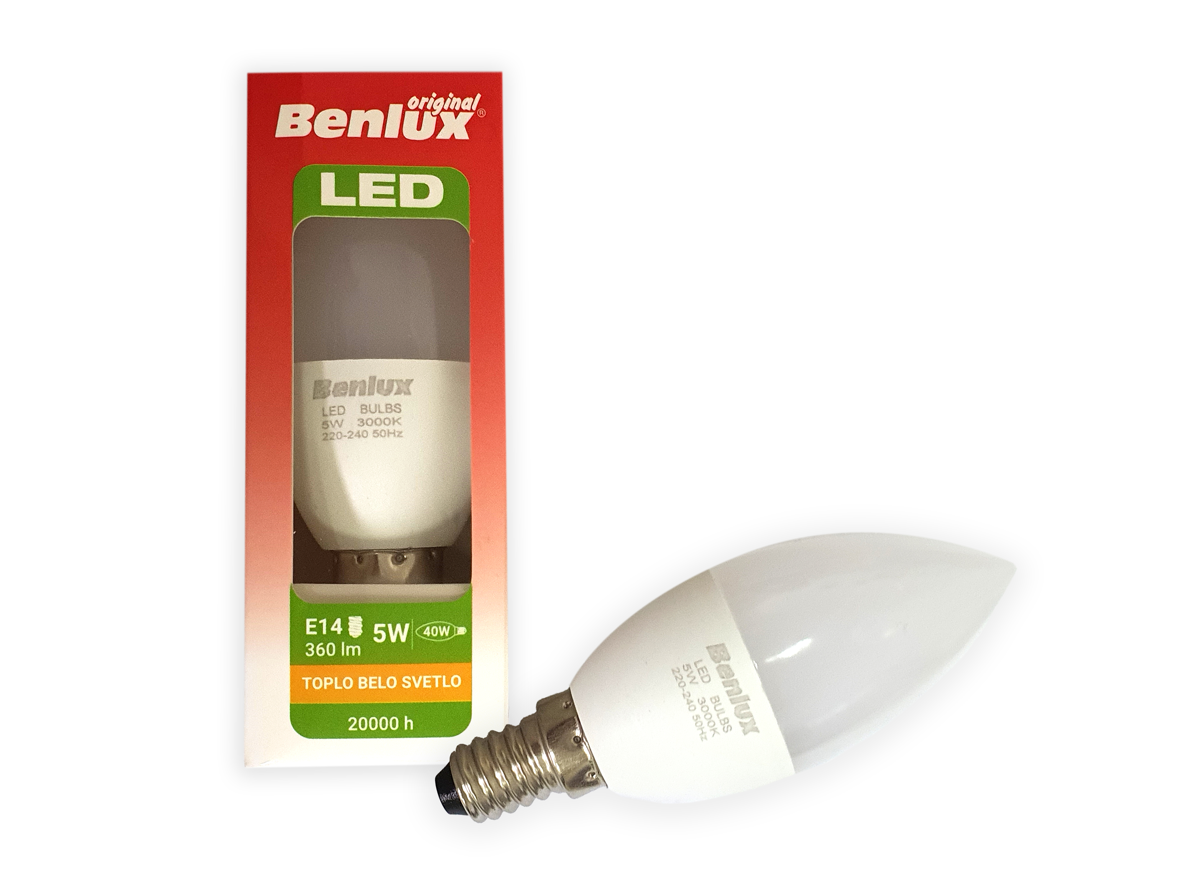 Benlux Sijalica Kugla E14 60W